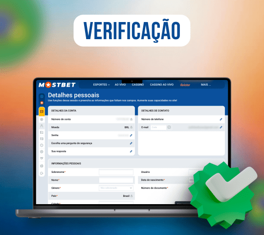 processo de verificação da conta mostbet